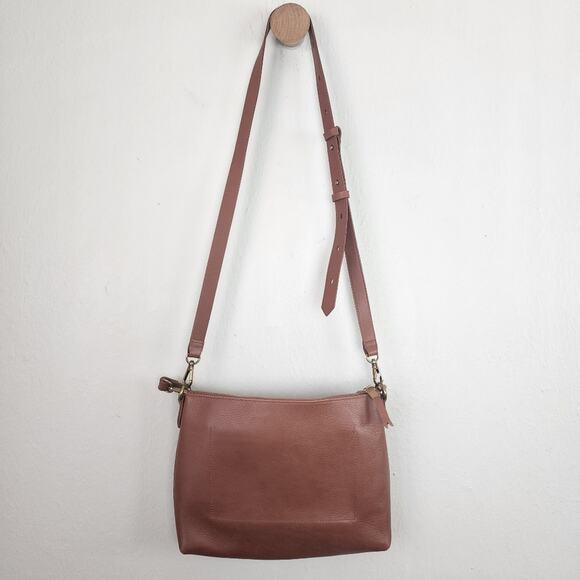 NEW Madewell Transport Crossbody Shoulder Bag English Saddle - Picture 8 of 16
